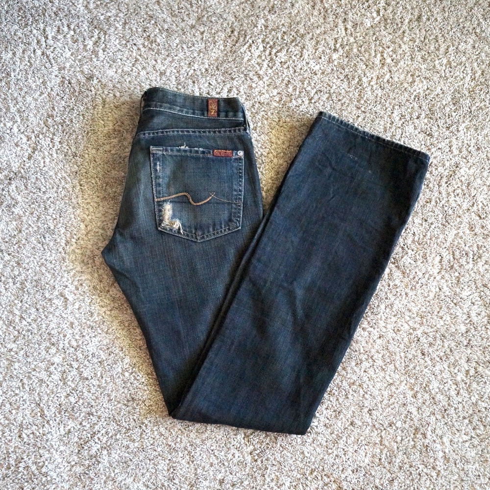 7 For All Mankind Distressed Bootcut